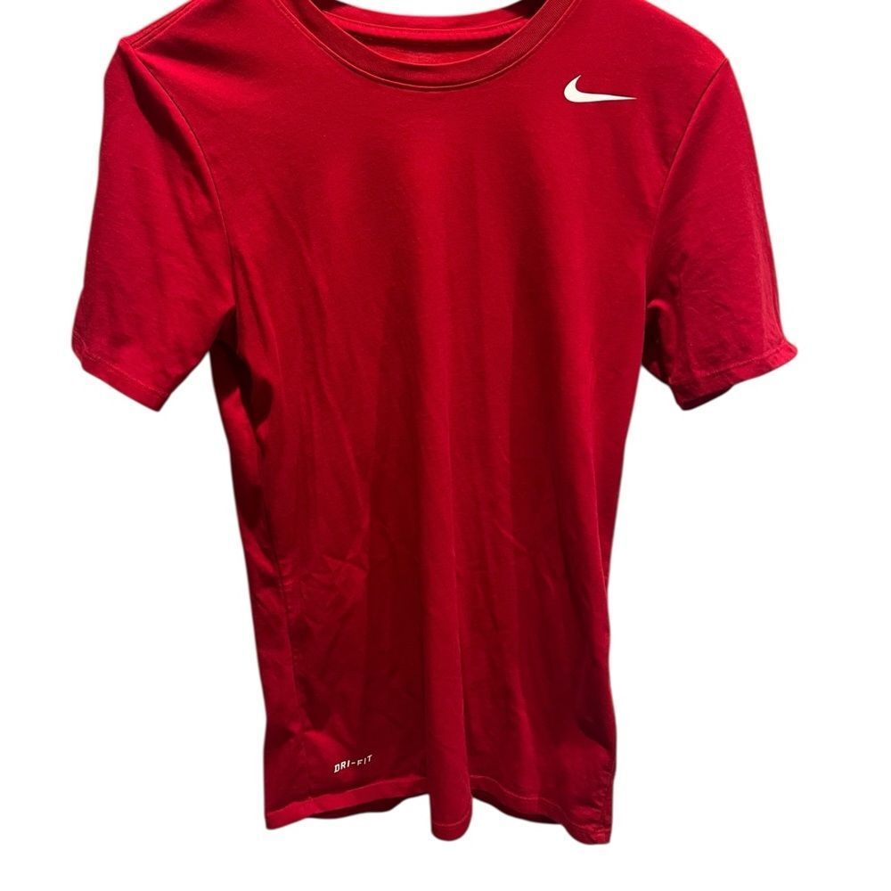Nike Red Short Sleeve Performance Tee Mens Small